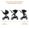 KINDERKRAFT SELECT Sportkinderwagen Yoxi Pure Black