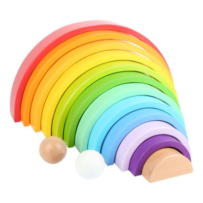 small foot Holz Regenbogen XL zum Zusammenstecken