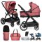 MUUVO Kombikinderwagen Trick Set 2in1 Pure Pink