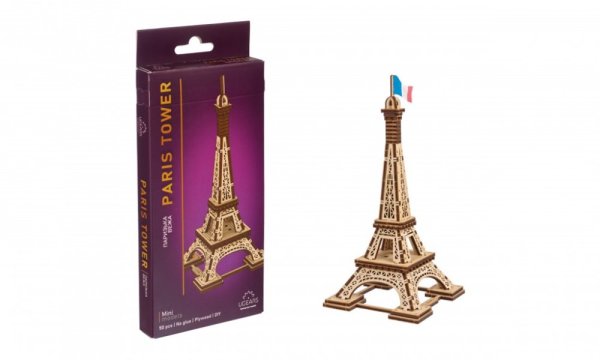 Puzzle mécanique en bois 3D Ugears - Tour Eiffel