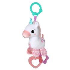 BRIGHT STARTS Spielzeug aktiv am C-Ring Sparkle & Shine Einhorn weiß 0 m+