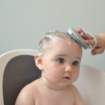 SHNUGGLE Kinderbürste Grau