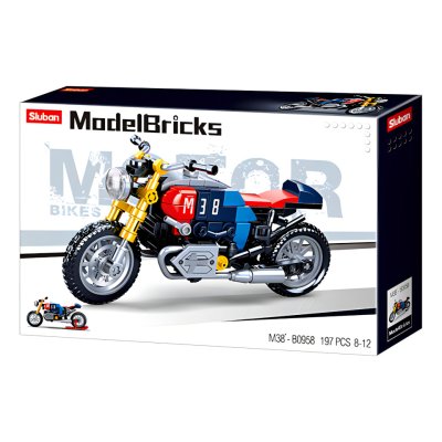 Sluban Model Bricks M38-B0958 Motocykl Café racer