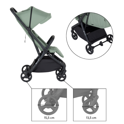 PETITE&MARS Kočárek sportovní Flip Matcha Green