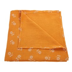 Kocyk otulacz muślinowy - miodowy