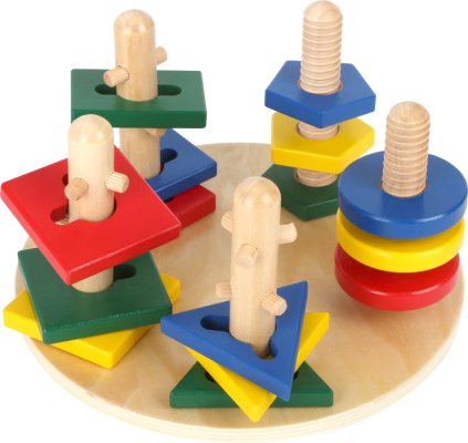 small foot Labirinto motorio forme geometriche Torre motoria 3D