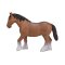 Mojo Clydesdale Horse Light Brown