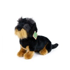 Rappa Plyšový hrubosrstý jazvečík sediaci 30 cm ECO-FRIENDLY