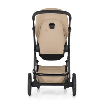 PETITE&MARS Kočárek kombinovaný ICON 2v1 Mocha Beige XXL AIR + Core Pro i-Size Black Grey + Báze