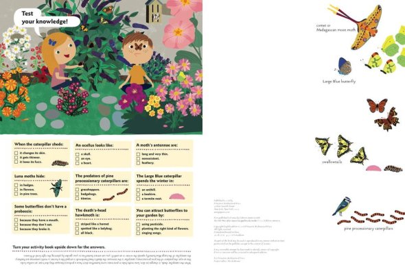 Chronicle Books Książka z naklejkami My Nature Motyle świata