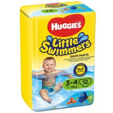 HUGGIES® Little Swimmers Fraldas úmidas descartáveis 3-4 (7-15 kg) 12 unid.