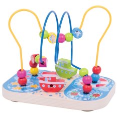 Bigjigs Baby Leseni motorični labirint morje