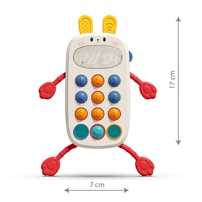 BABYONO Senzorična igrača Rabbit 18m+