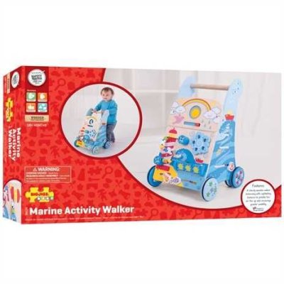 Bigjigs Toys Drewniany chodzik edukacyjny - morze - wyprzedaż