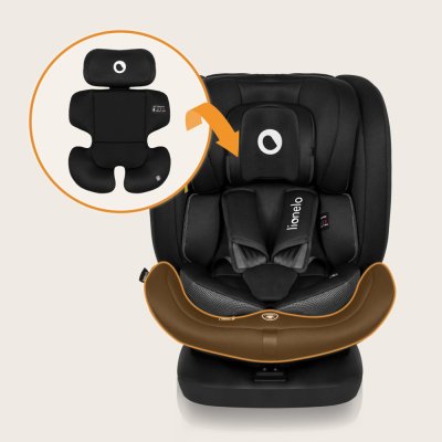 LIONELO Bilbarnstol Bastiaan i-Size (40-150 cm) Black Carbon