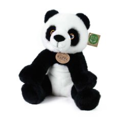 Rappa Plyschpanda sittande 27 cm ECO-FRIENDLY
