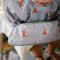 BABYONO Podbradnik s dugim rukavima Fox 85x42 cm, 2-4g