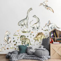 Wall stickers for boys - Dinosaurs N.2. large set