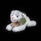 Rappa Tigre di peluche bianco sdraiato 17 cm ECO-FRIENDLY