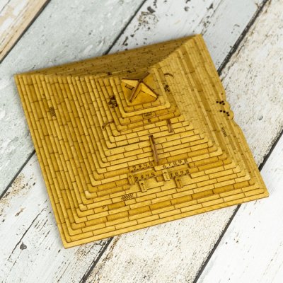 EscapeWelt Puzzle de Madeira Pirâmide