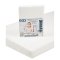 EKO Spannbettlaken Jersey Weiß 120x60 cm
