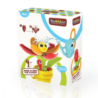 YOOKIDOO Wasserspielzeug Blume mit Wasserkocher ab 18 Monaten