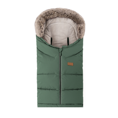 PETITE&MARS Set zimní fusak Arctic 4v1 + rukavice na kočárek Furry Veritable Khaki