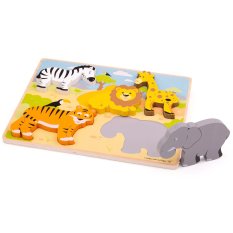 Bigjigs Toys Safari Formpussel