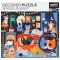 Petit Collage Puzzle gatos 100 piezas con gafas 3D
