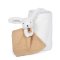 Doudou Geschenkset Glücklicher Hase Plaid und beiger Schmusetuch