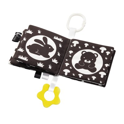 BABYONO Speelboekje Zwart/Wit