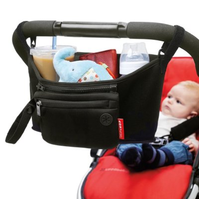 SKIP HOP Organizador de carrinho de bebé 2 em 1 preto