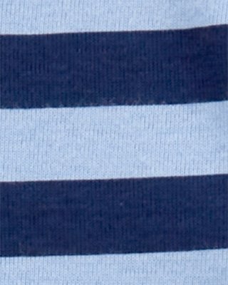 CARTER'S Body z krótkim rękawem Blue Animals dla chłopców, 3 sztuki, 12 m/rozmiar. 80