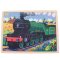 Bigjigs Toys Drewniane puzzle zabytkowy pociąg Flying Scotsman 35 elementów