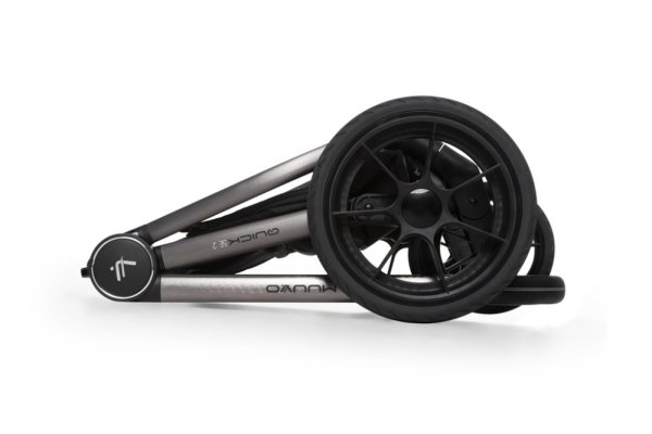 MUUVO SET Barnvagn 4i1 Quick SE 2 Diamond graphite set + CBX By CYBEX Aton B2 i-Size + bas