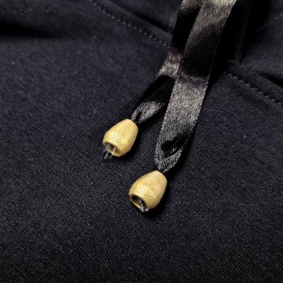 Mikinaste obleke z vezenino - črna