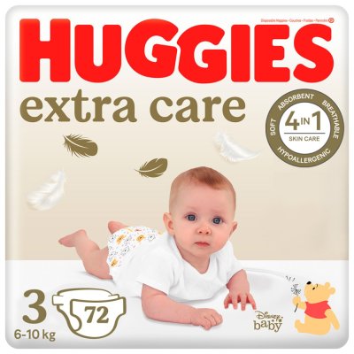 HUGGIES® Extra Care Wegwerfwindeln 3 (6-10 kg) 72 Stk