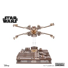 Ugears 3D wooden mechanical puzzle Star Wars Luke Skywalker X-Wing Starfighter