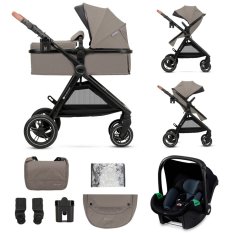 KINDERKRAFT Kombikinderwagen 3in1 Esme Sand Beige