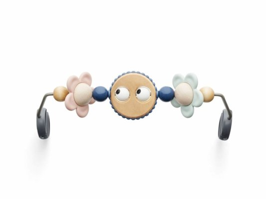 BABYBJÖRN Zabawka do łóżeczka Googly Eyes Pastel - drewniana
