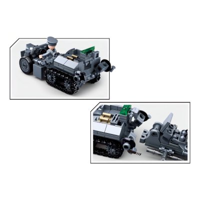 Sluban Army WW2 M38-B0681 Set de técnica antiaérea alemana