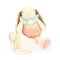 Doudou Ajándékkészlet rózsaszín Ciboulette nyuszi takaróval 28 cm