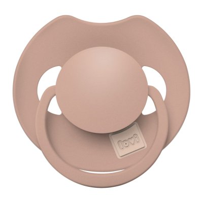 LOVI Smoczek silikonowy dynamiczny Prime 0-6m 1 szt. Blush