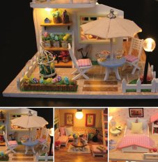 2Kids Toys Miniatur Puppenhaus Rosa Haus