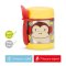 SKIP HOP Zoo Thermos voor eten met lepel/vork Aap 325 ml, 3jr+