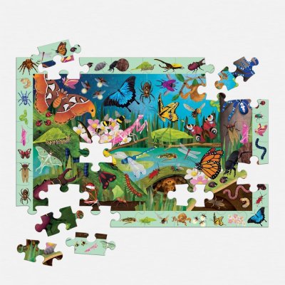 Puzzle Mudpuppy Insectes et papillons 64 pièces