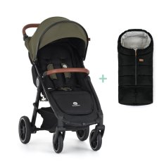 PETITE&MARS Kočárek sportovní Street2 RWS Oak Mature Olive + PETITE&MARS fusak Jibot