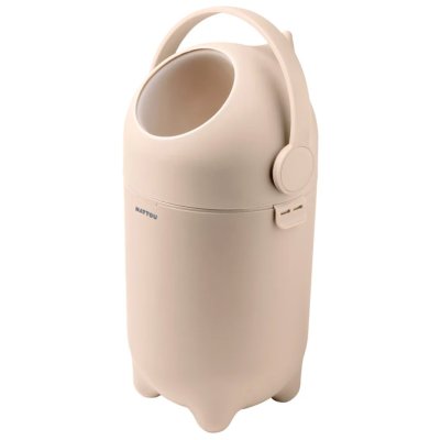 NATTOU Koš na pleny Dropy Beige 27 cm, 20l