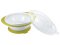 NUK EL Children's bowl with 2 lids and suction cup - green