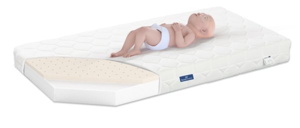 ROYALDREAMS Barnmadrass Prestige 120x60x10 cm
